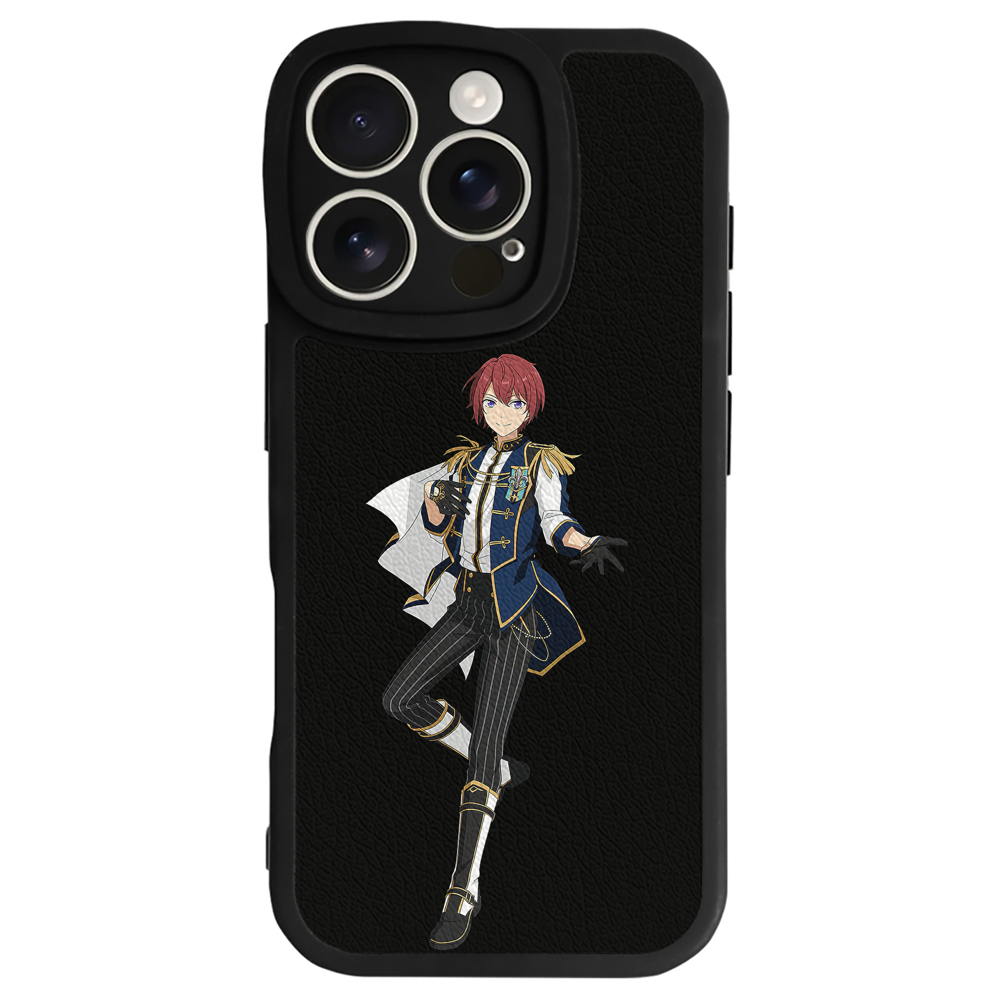 （画像用） あんさんぶるスターズ! Ensemble Stars 【iPhone 16シリーズ対応】シリコンスマホケース（レザー調） 材質：シリコン